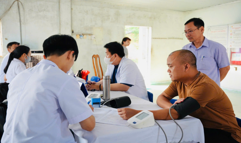 Khám sức khỏe cho nhân viên Công ty TNHH Thủy sản Công nghệ cao Việt Nam – Chi nhánh Quảng Bình