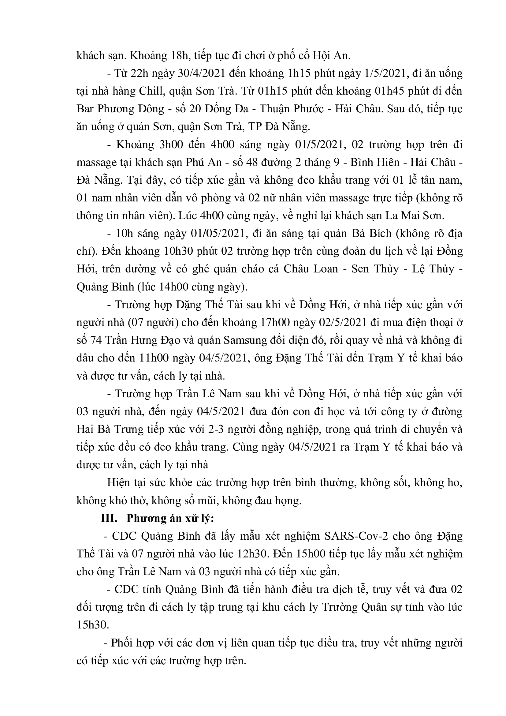 2 ca bệnh tiêp xuc 1