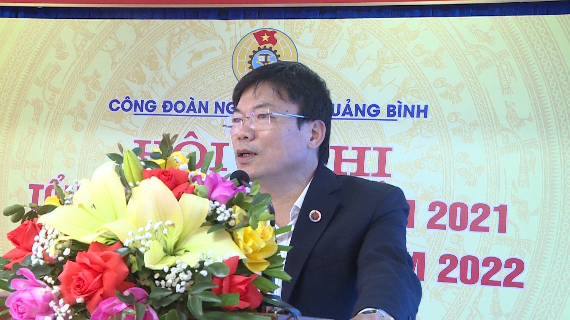 Bác sĩ Dương Thanh Bình Giám đốc Sở Y tế phát biểu tại hội nghị