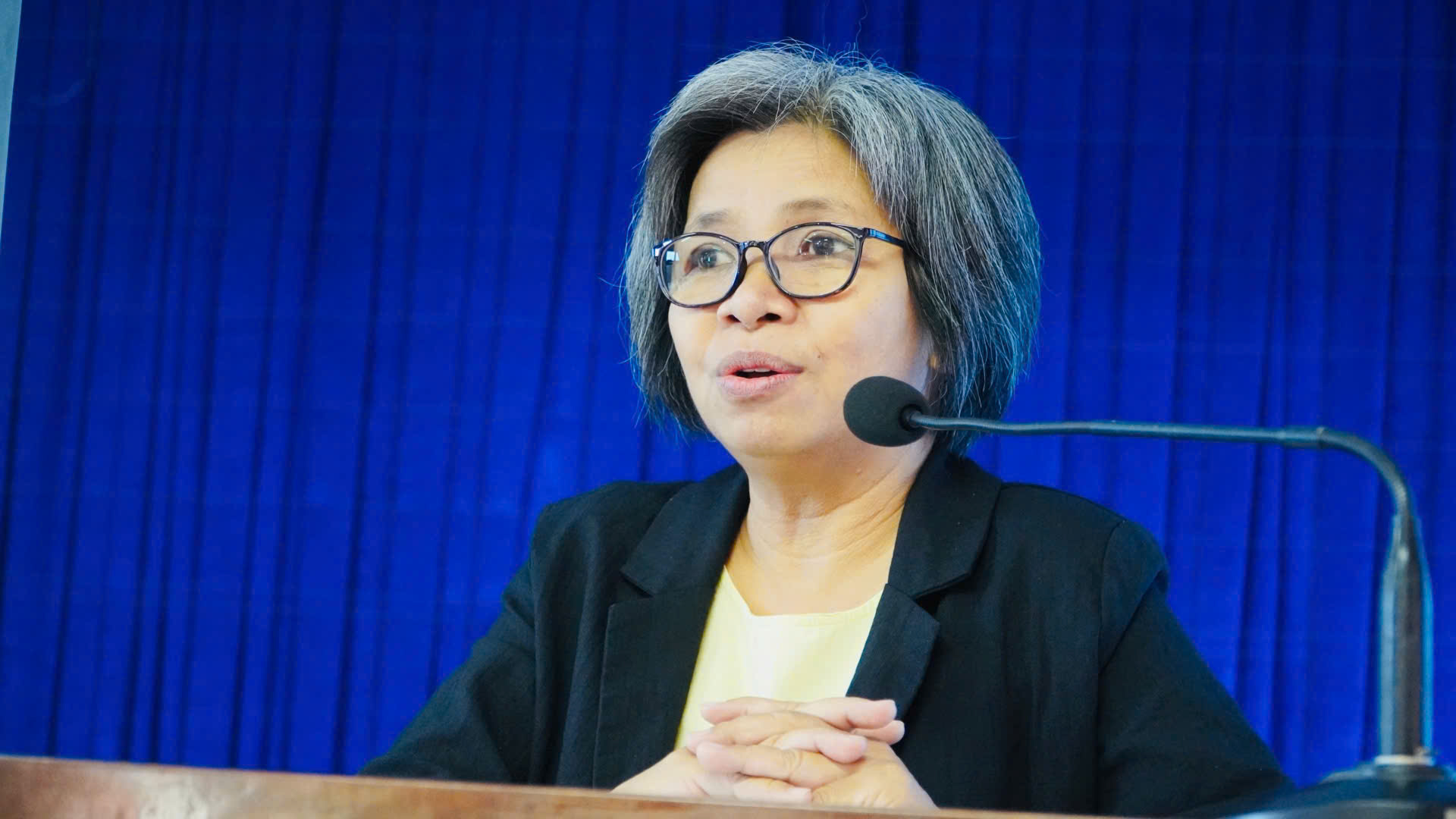 Các giảng viên của Tổ chức METT truyền đạt các nội dung tại lớp tập huấn