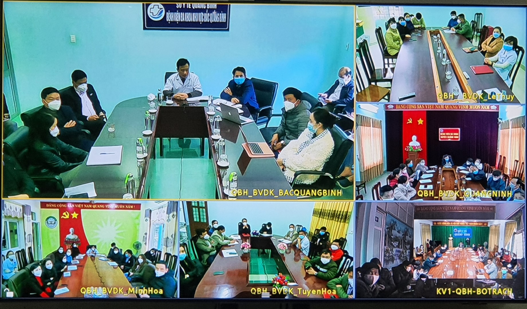 Các điểm cầu tại các huyện thành phố thị xã Custom