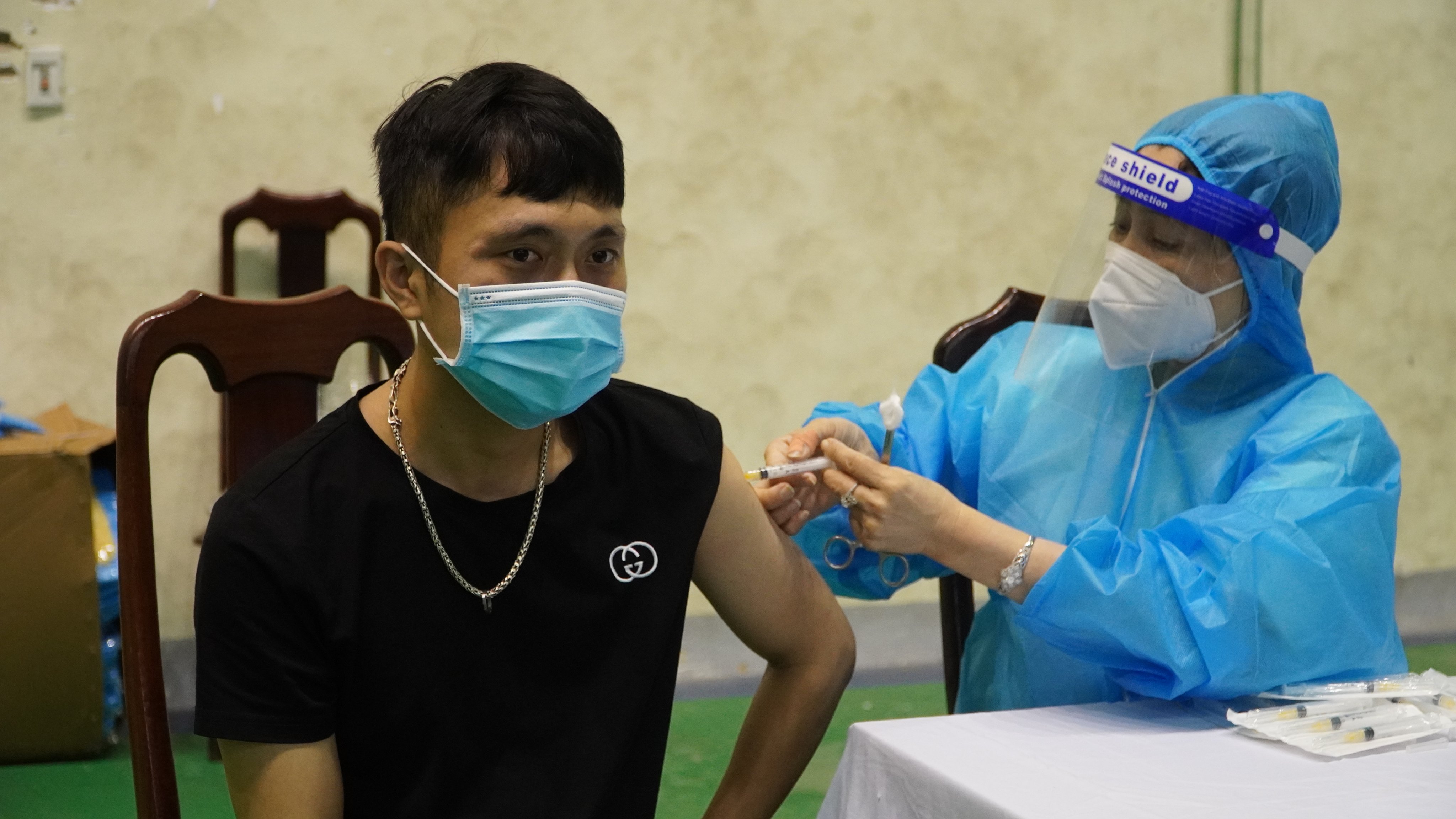 Công tác tiêm chủng được diễn ra an toàn đúng quy định bảo đảm công tác phòng chống dịch Covid 194