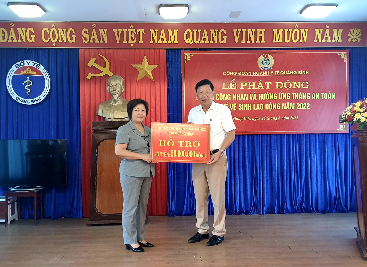 Công đoàn ngành Y tế phát động Tháng Công nhân và hưởng ứng Tháng an toàn vệ sinh lao động năm 2022