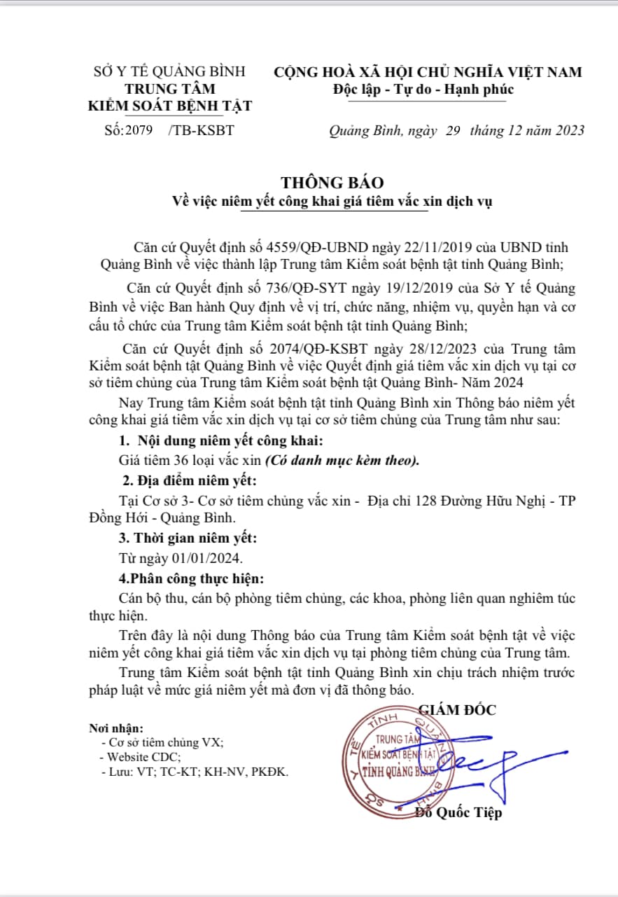 Giá vắc xin dịch vụ tại Cơ sở tiêm chủng Dịch vụ CDC QUẢNG BÌNH áp dụng từ 01012024jpg