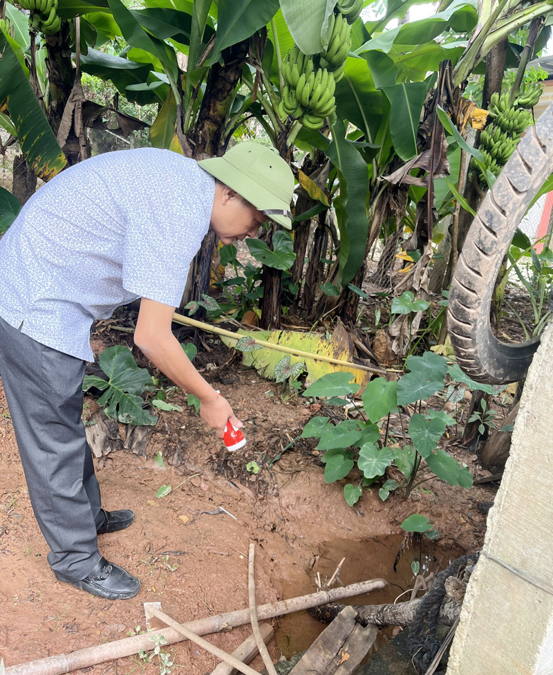 Lưu ý những nơi chứa loăng quăng bọ gậy phát sinh nguồn muỗi gây bệnh SXH cần được làm sạch 3