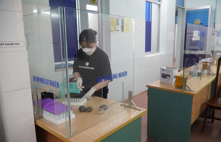 Một số hình ảnh tại BVĐK TP. Đồng Hới chiều 30 9