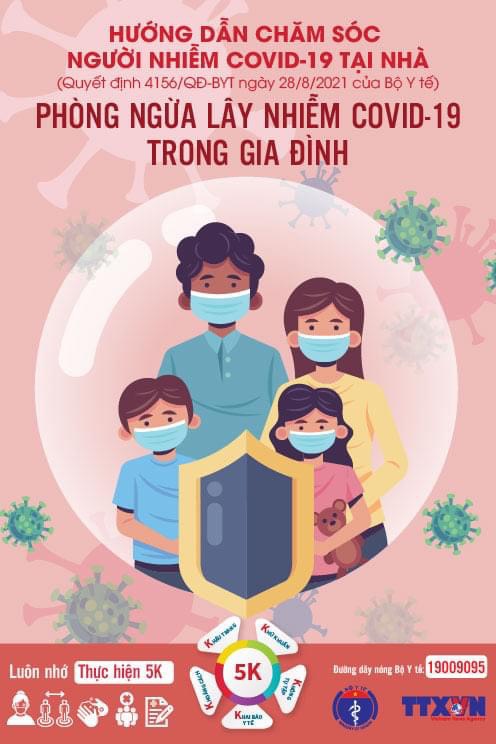 PHÒNG NGỪA LÂY NHIỄM COVID 19 TRONG GIA ĐÌNH