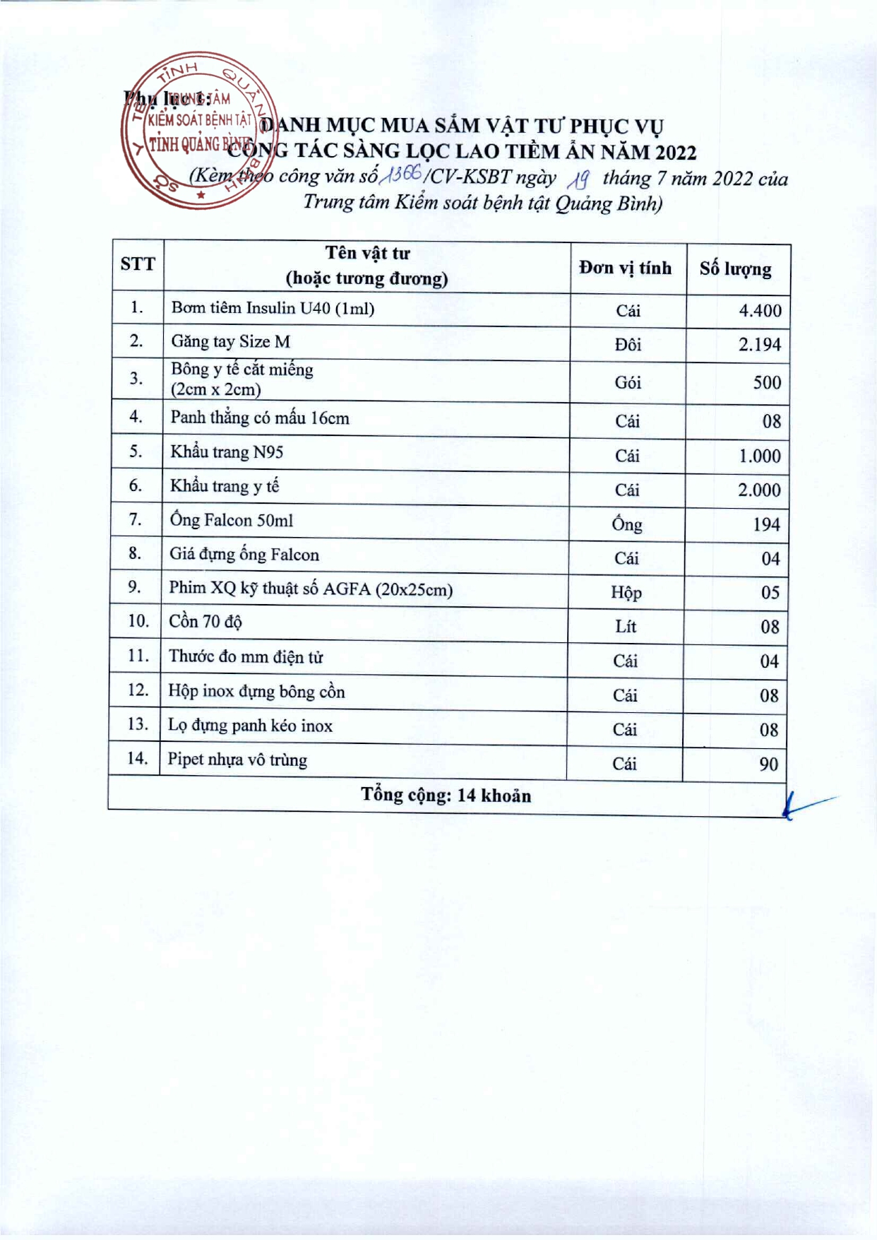 Thư mời chào giá gói LTA page 0002