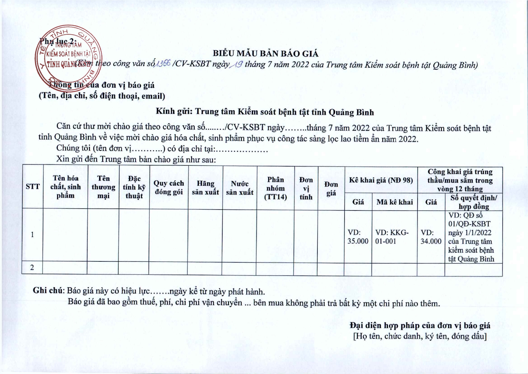 Thư mời chào giá gói LTA page 0003