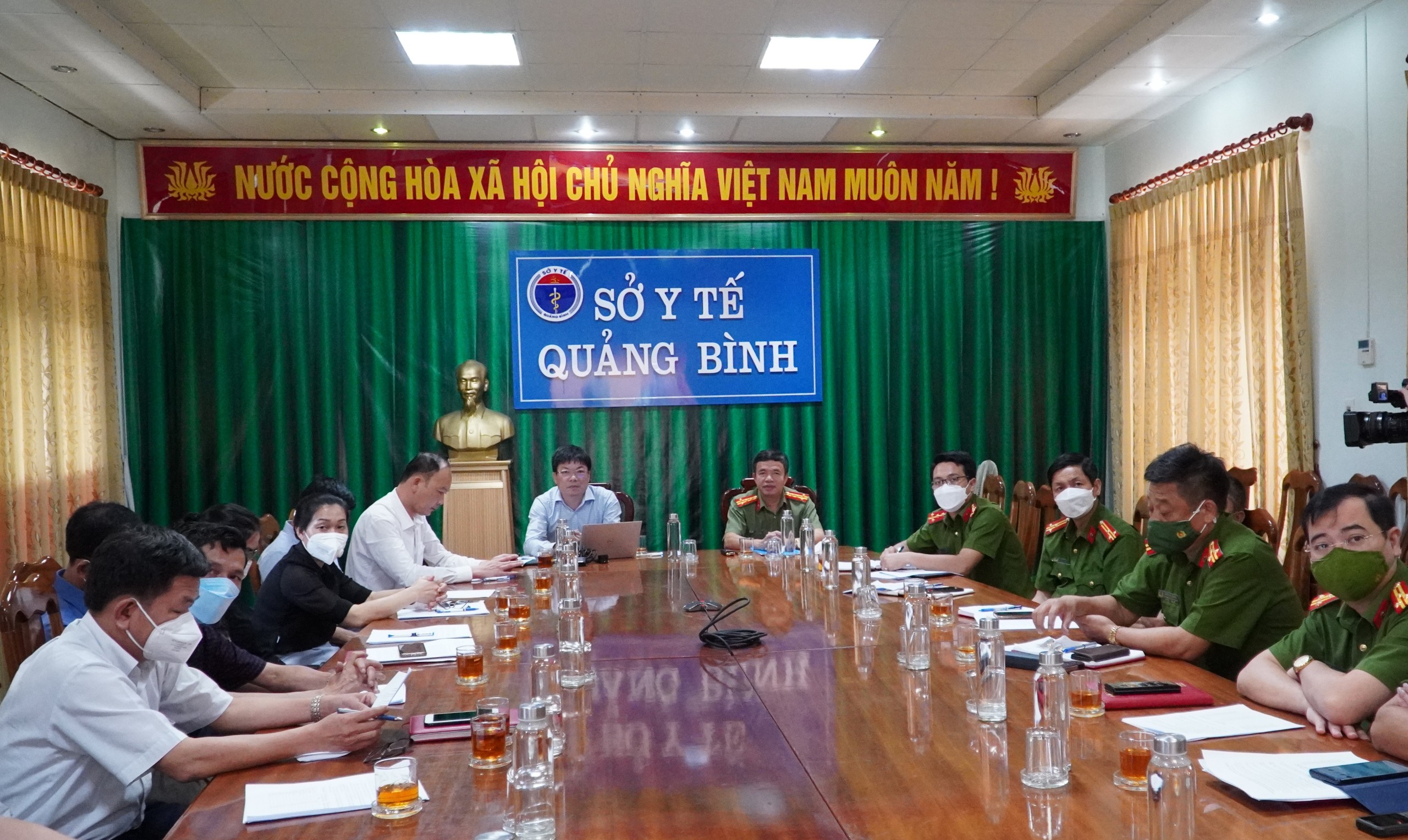 Toàn cảnh Hội nghị tại điểm cầu tỉnh Quảng Bình