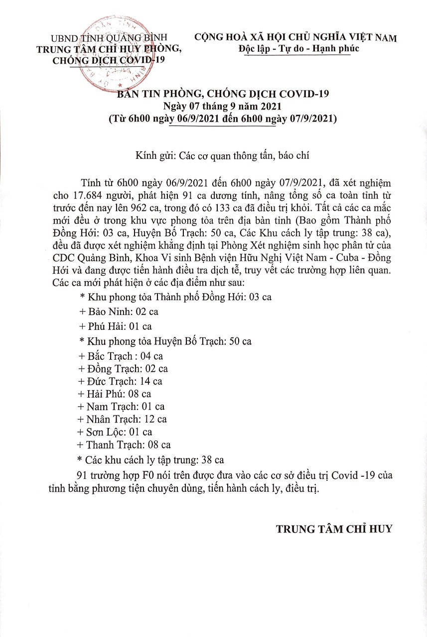 Trong ngày đã có thêm 36 bệnh nhân Covid 19 được điều trị khỏi bệnh và xuất viện.3