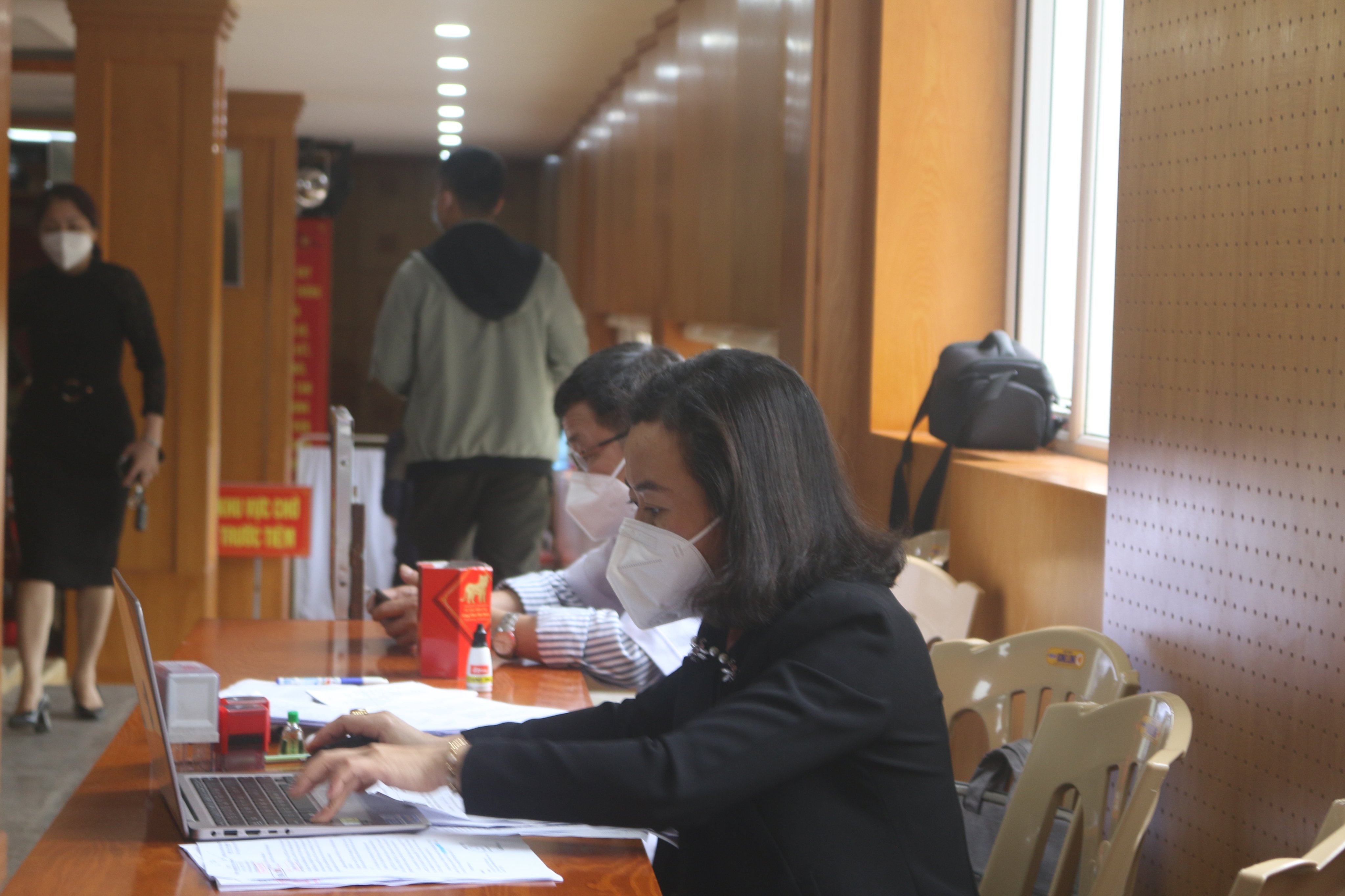 Tại điểm tiêm Trung tâm Y tế TP. Đồng Hới5