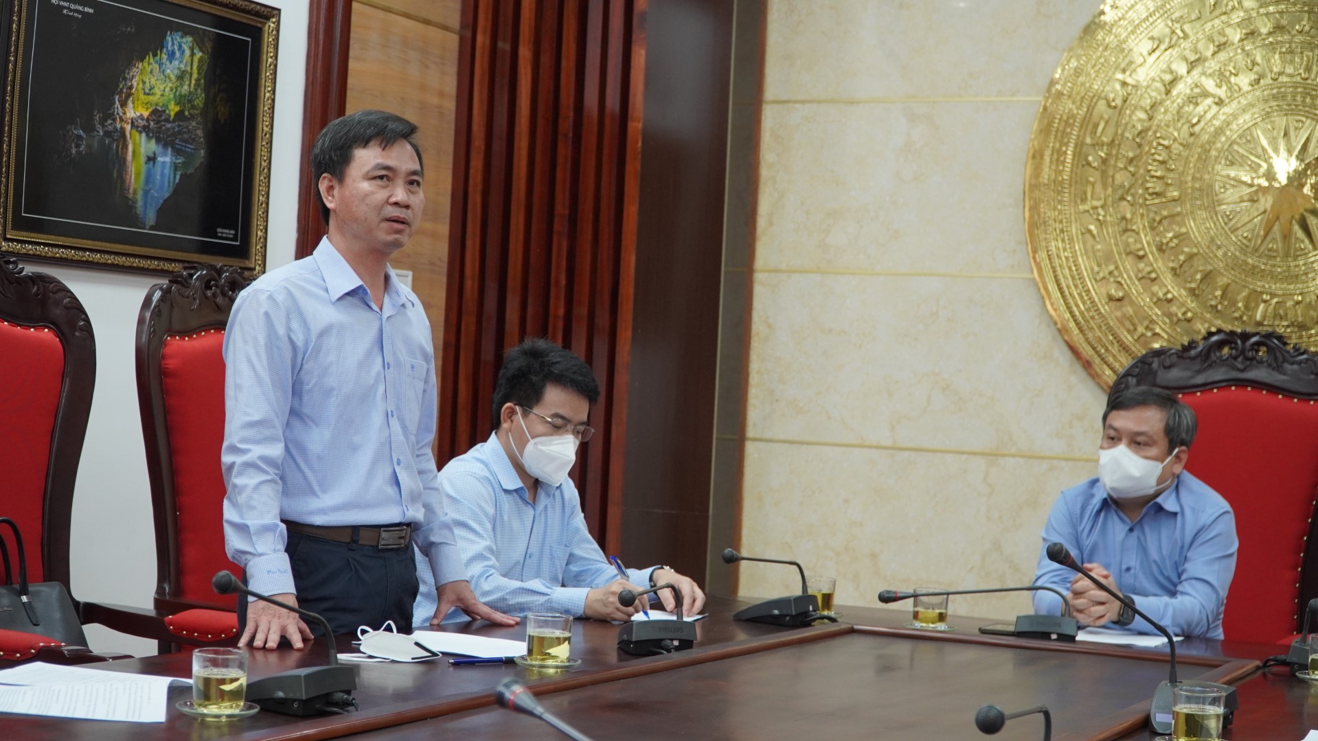 Xếp Cường phát biểu Large