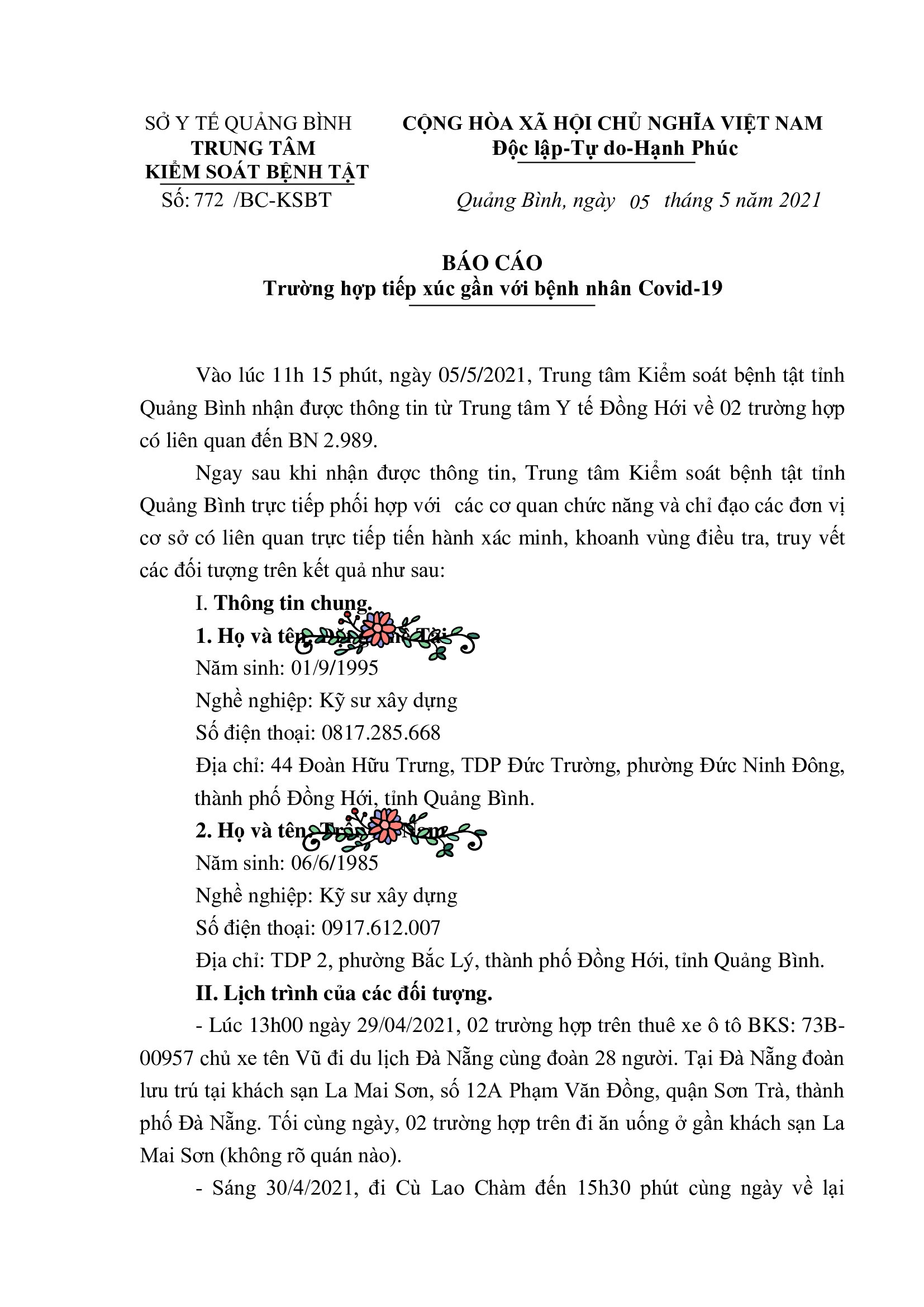 anh đã thay chen hoa