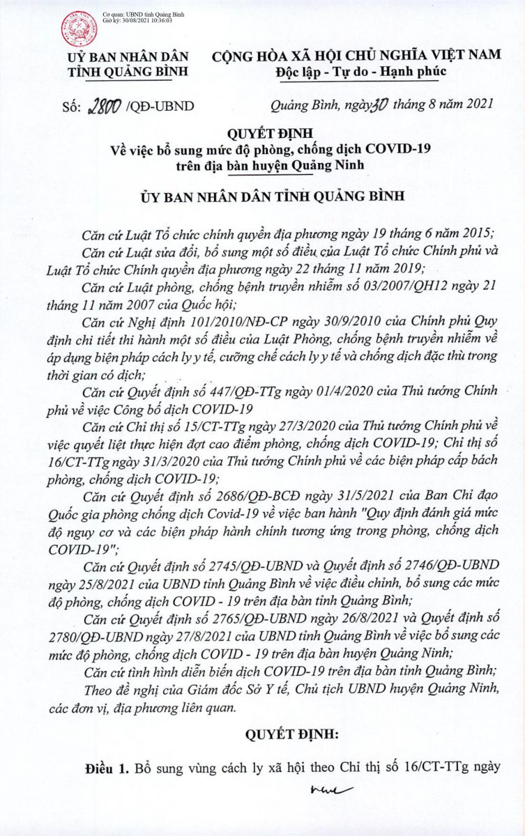 ap dung ct 16 xã võ ninh