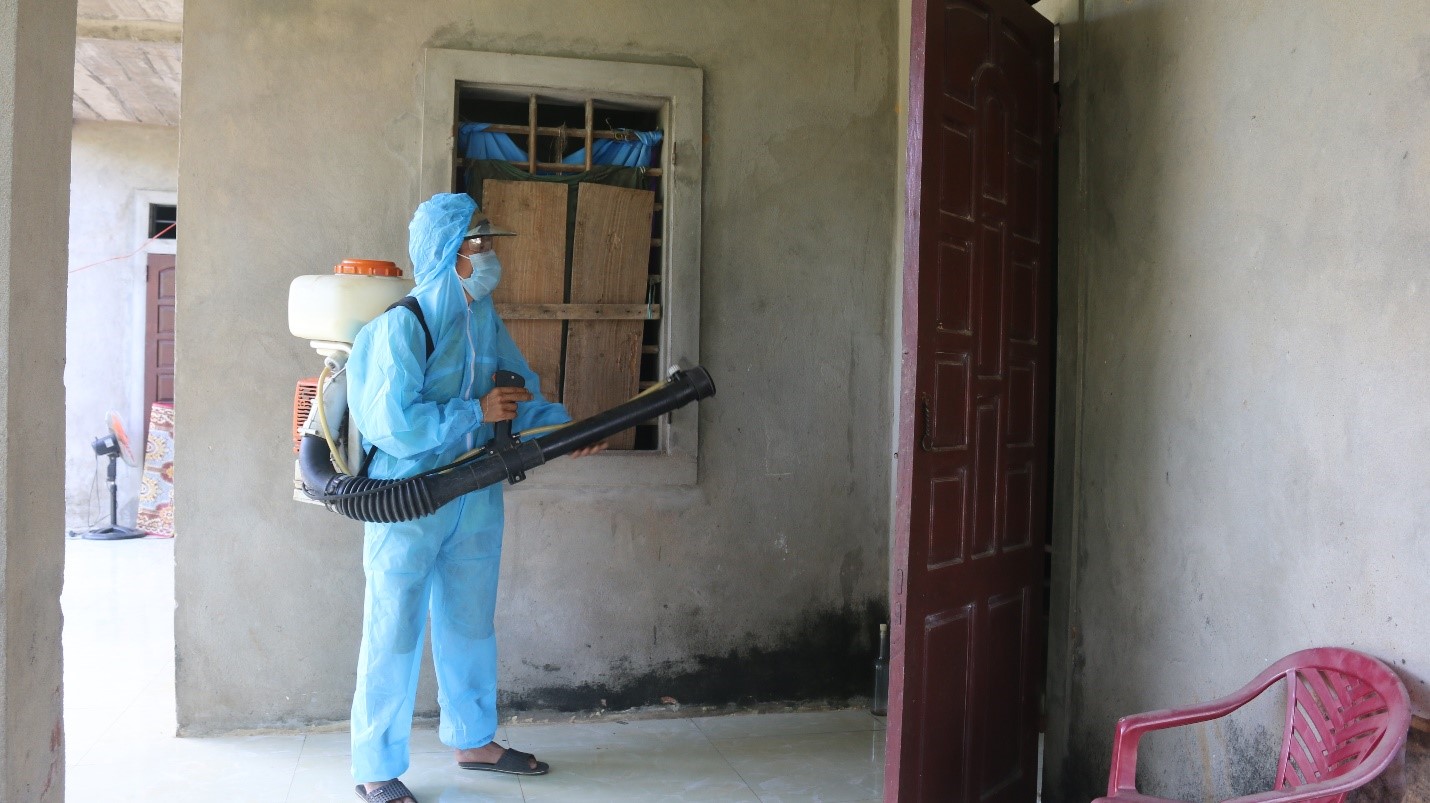 phun tại xã Vạn Trạch