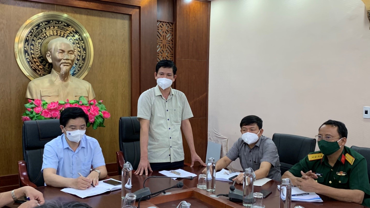 Đồng chí Hồ An Phong Phó Chủ tịch UBND tỉnh phát biểu tại buổi làm việcjpg